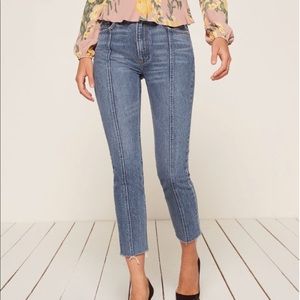 Brand new Reformation seamed jeans